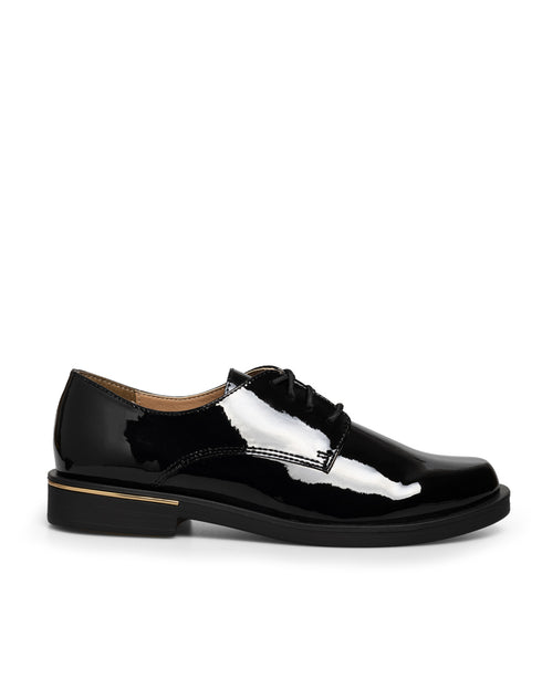 Mocasín Negro Charol Básico 28002
